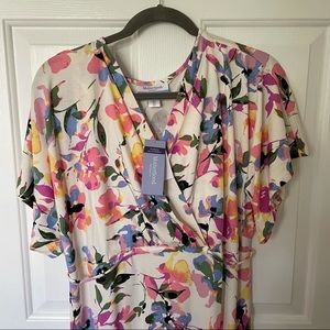NWT Motherhood Maternity Floral Dress Size Large